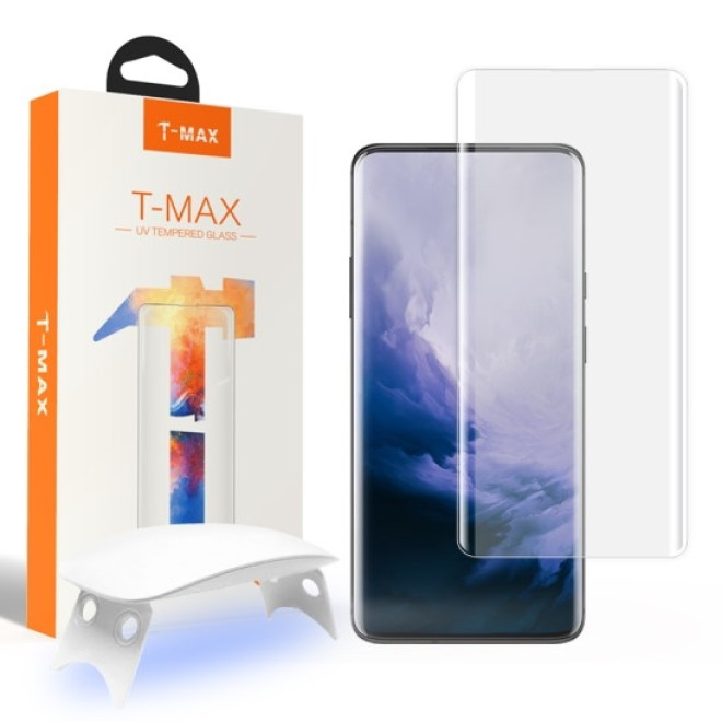 T-MAX Liquid Full Glue 3D Tempered Glass - Σύστημα Προστασίας Οθόνης OnePlus 7 Pro / 7T Pro