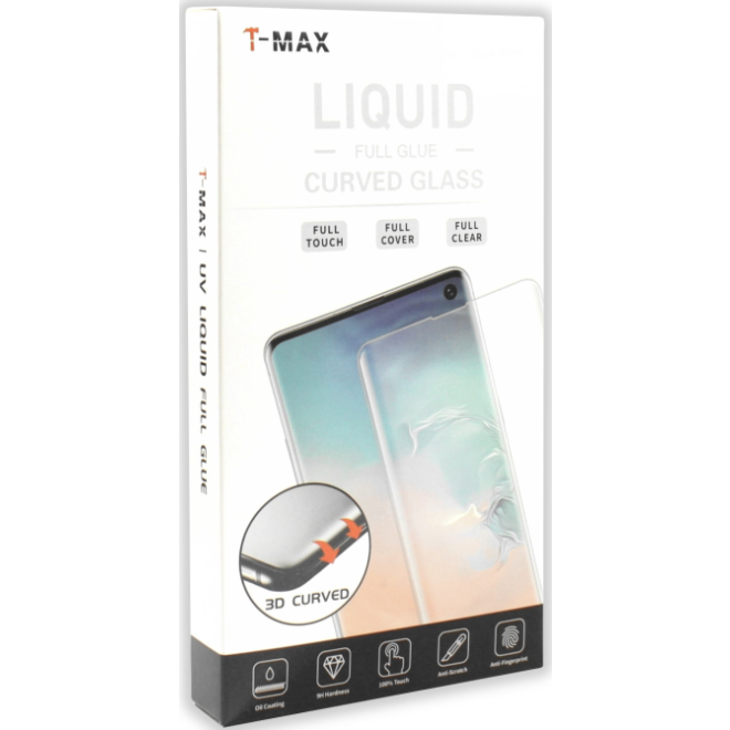 T-MAX Liquid Full Glue 3D Tempered Glass - Σύστημα προστασίας οθόνης Huawei Mate 20 Pro