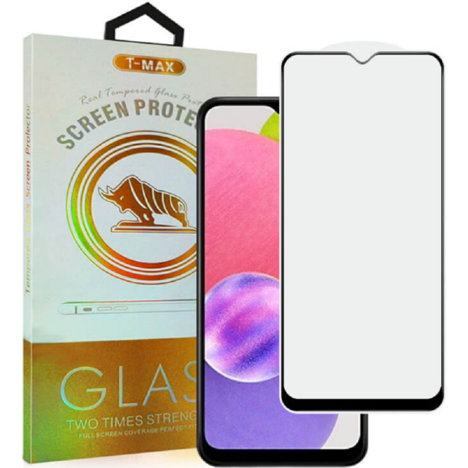 T-Max Premium 3D Tempered Glass Full Glue Fluid Despensing - Αντιχαρακτικό Γυαλί Οθόνης Samsung Galaxy A04s - Black