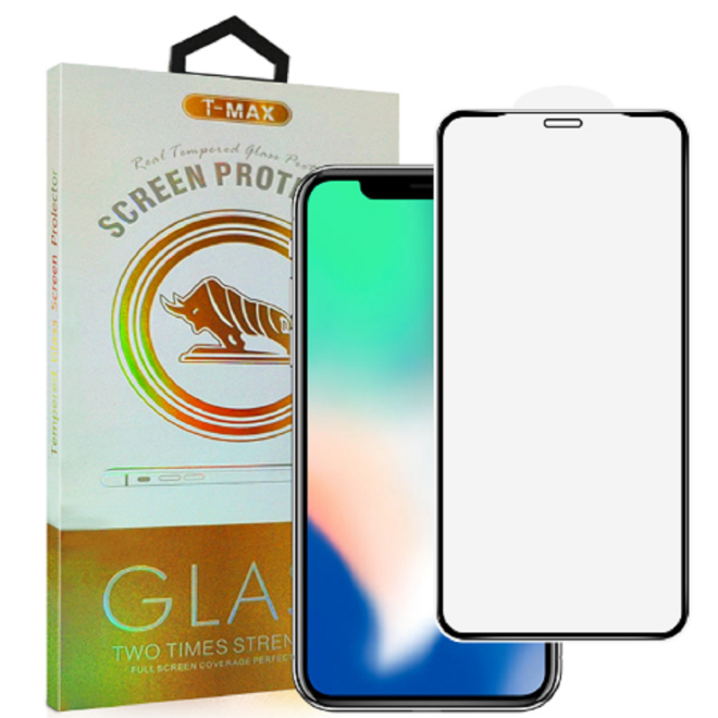 T-Max Premium 3D Tempered Glass Full Glue Fluid Despensing - Αντιχαρακτικό Γυαλί Οθόνης Apple iPhone X / XS - Black