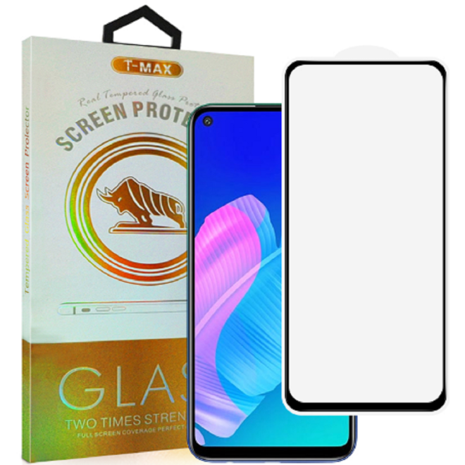 T-Max Premium 3D Tempered Glass Full Glue Fluid Despensing - Αντιχαρακτικό Γυαλί Οθόνης Huawei P40 Lite - Black