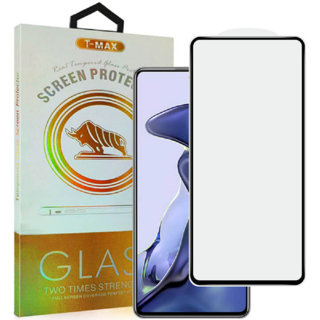 T-Max Premium 3D Tempered Glass Full Glue Fluid Despensing - Αντιχαρακτικό Γυαλί Οθόνης OnePlus 10T - Black 