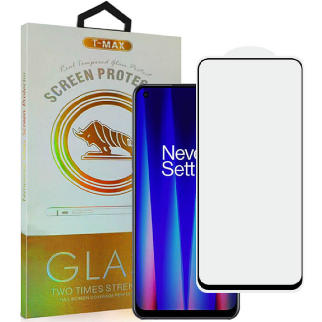 T-Max Premium 3D Tempered Glass Full Glue Fluid Despensing - Αντιχαρακτικό Γυαλί Οθόνης OnePlus Nord CE 2 5G - Black