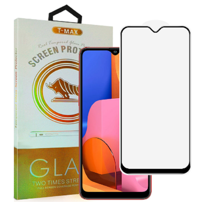 T-Max Premium 3D Tempered Glass Full Glue Fluid Despensing - Αντιχαρακτικό Γυαλί Οθόνης Samsung Galaxy A20s - Black