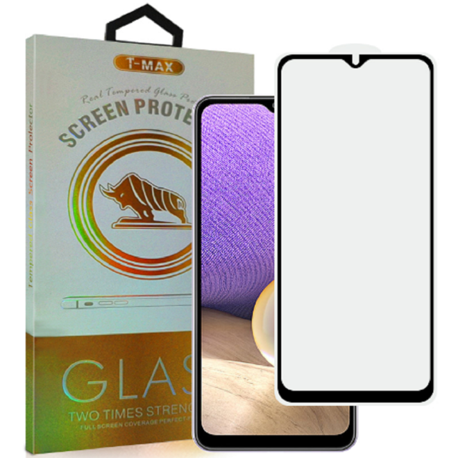 T-Max Premium 3D Tempered Glass Full Glue Fluid Despensing - Αντιχαρακτικό Γυαλί Οθόνης Samsung Galaxy A32 5G - Black