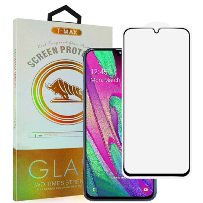 T-Max Premium 3D Tempered Glass Full Glue Fluid Despensing - Αντιχαρακτικό Γυαλί Οθόνης Samsung Galaxy A40 - Black