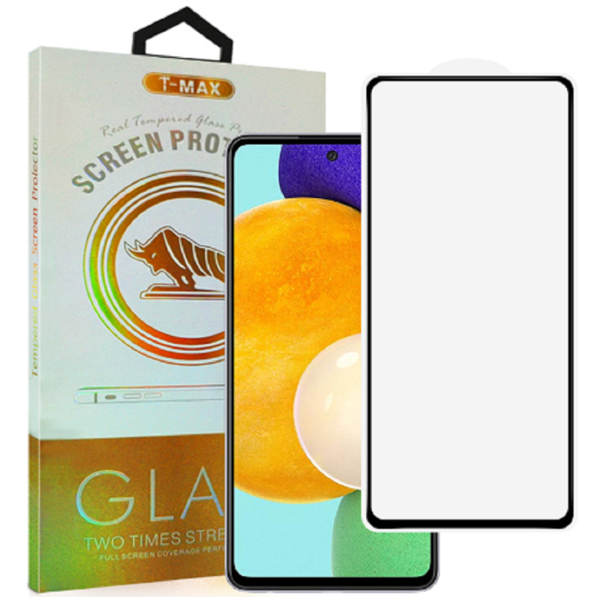 T-Max Premium 3D Tempered Glass Full Glue Fluid Despensing - Αντιχαρακτικό Γυαλί Οθόνης Samsung Galaxy A52 - Black