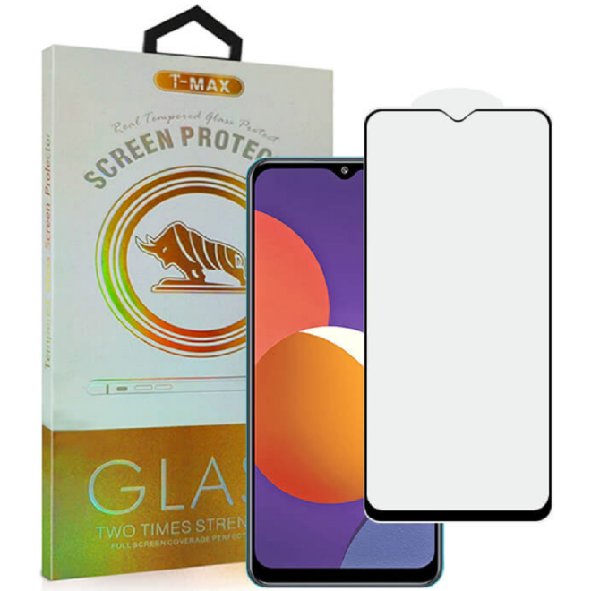 T-Max Premium 3D Tempered Glass Full Glue Fluid Despensing - Αντιχαρακτικό Γυαλί Οθόνης Samsung Galaxy M12 - Black