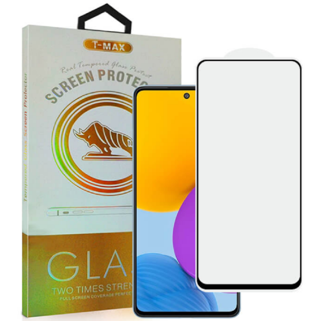 T-Max Premium 3D Tempered Glass Full Glue Fluid Despensing - Αντιχαρακτικό Γυαλί Οθόνης Samsung Galaxy M52 5G - Black