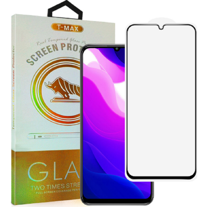 T-Max Premium 3D Tempered Glass Full Glue Fluid Despensing - Αντιχαρακτικό Γυαλί Οθόνης Xiaomi Mi 10 Lite - Black