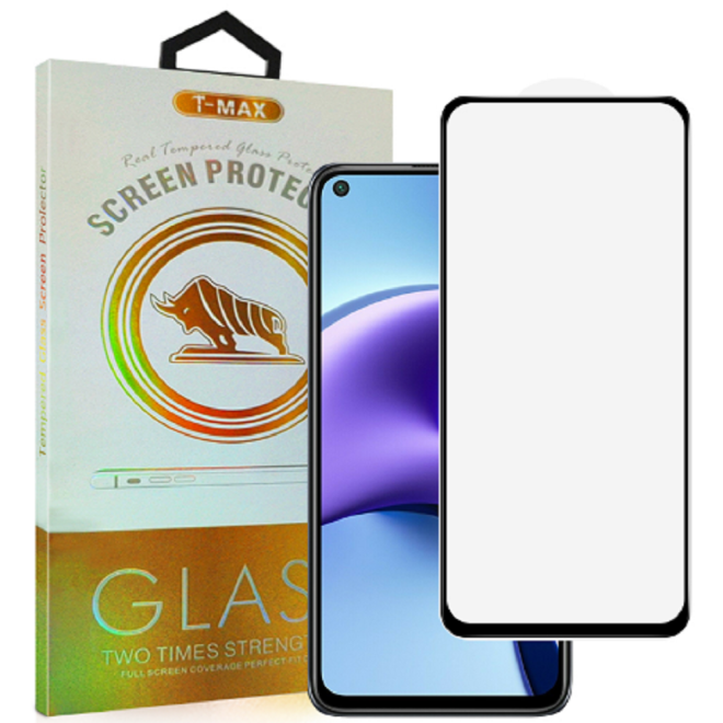 T-Max Premium 3D Tempered Glass Full Glue Fluid Despensing - Αντιχαρακτικό Γυαλί Οθόνης Xiaomi Redmi Note 9T 5G - Black