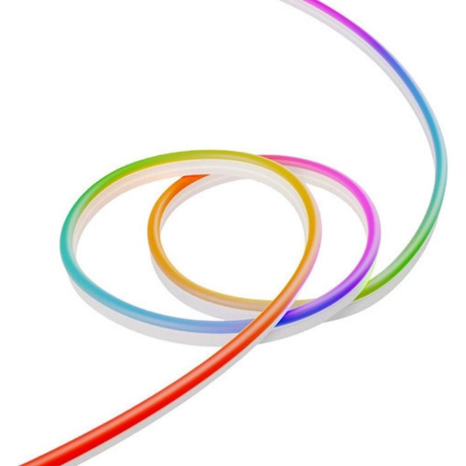 Ταινία LED Nanoleaf Smart Multicolor Rope Light Wi-Fi Εύκαμπτη με Φωτισμό RGBIC & Αντιδρά στη Μουσική 5m White