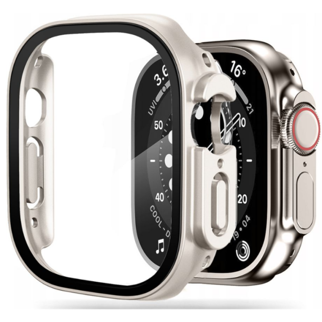 Tech-Protect Defence360 - Θήκη με Tempered Glass Apple Watch Ultra 2 / Ultra 1 49mm - Titanium