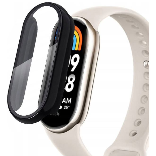 Tech-Protect Defence360 - Θήκη με Tempered Glass Xiaomi Smart Band 8 / 8 NFC - Black