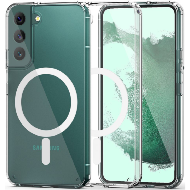 Tech-Protect FlexAir Hybrid - Σκληρή Διάφανη Θήκη MagSafe Samsung Galaxy S22 5G - Clear