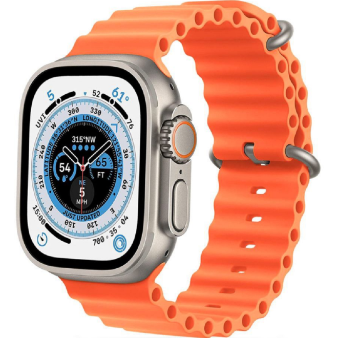 Tech-Protect Iconband Pro - Λουράκι Σιλικόνης Apple Watch Ultra2/Ultra1/SE/10/9/8/7/6/5/4 (49/46/45/44mm) - Orange