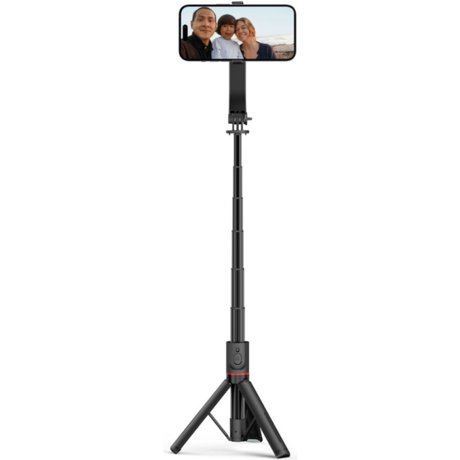 Tech-Protect L04S - Ασύρματο Bluetooth MagSafe Selfie Stick και Τρίποδο - Black