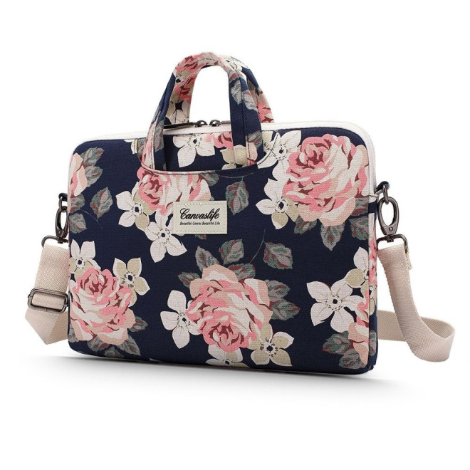 Tech-Protect Canvas Life Τσάντα Μεταφοράς Laptop 15-16'' - Navy Rose