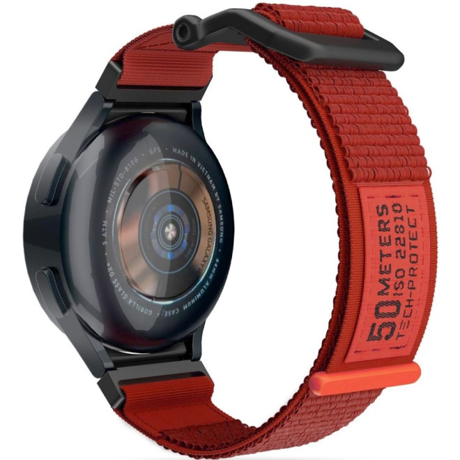 Tech-Protect Λουράκι Scout - Samsung Galaxy Watch FE / 7 / 6 / 5 / 5 Pro / Watch 4 / Classic 4 (47/46/45/44/43/42/40mm) - Orange