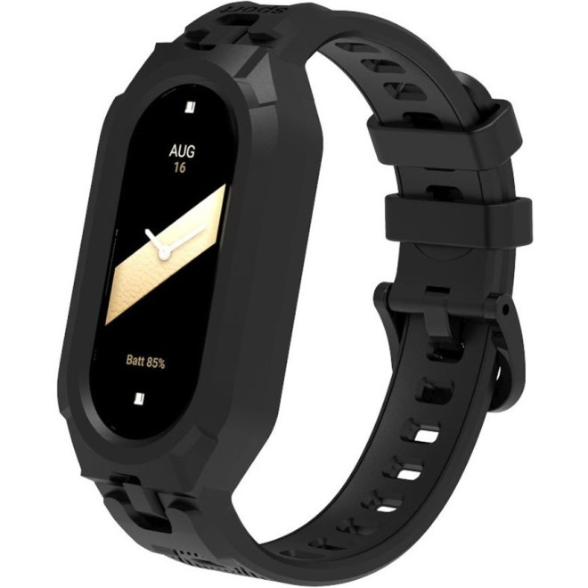 Tech-Protect Λουράκι Σιλικόνης Armour - Xiaomi Smart Band 9 / 9 NFC / 8 / 8 NFC - Black