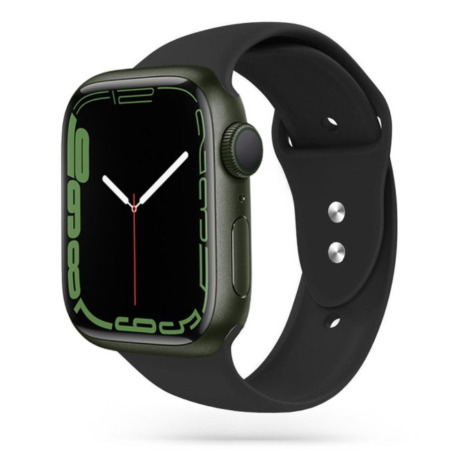 Tech-Protect Λουράκι Σιλικόνης Iconband Apple Watch SE/10/9/8/7/6/5/4 (42/41/40mm) - Black