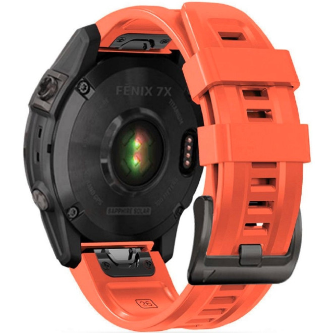 Tech-Protect Λουράκι Σιλικόνης Iconband Garmin Fenix 3/5X/3HR/5X Plus/6X/6X Pro/7X/8 (51mm) - Orange