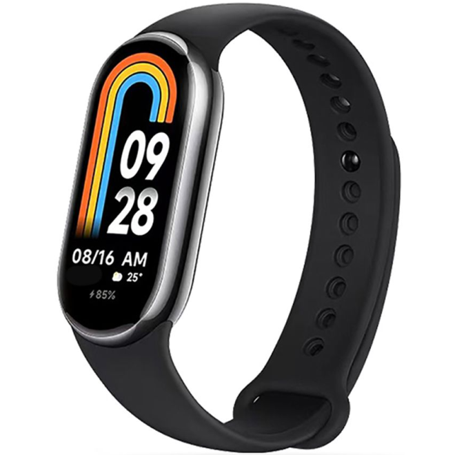 Tech-Protect Λουράκι Σιλικόνης Iconband Xiaomi Smart Band 9 / 9 NFC / 8 / 8 NFC - Black