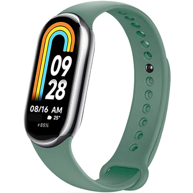 Tech-Protect Λουράκι Σιλικόνης Iconband Xiaomi Smart Band 9 / 9 NFC / 8 / 8 NFC - Olive 