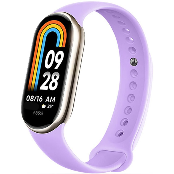 Tech-Protect Λουράκι Σιλικόνης Iconband Xiaomi Smart Band 9 / 9 NFC / 8 / 8 NFC - Violet