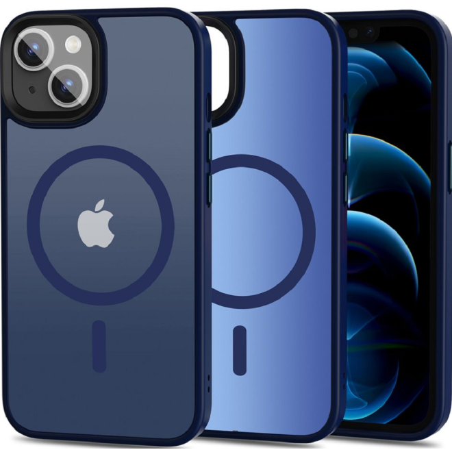 Tech-Protect MagMat - Σκληρή Θήκη MagSafe Apple iPhone 13 - Matte Navy