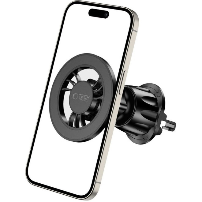 Tech-Protect N56 Magnetic MagSafe Vent Car Mount - Μαγνητική Βάση Στήριξης Κινητών MagSafe για Αεραγωγούς Αυτοκινήτων - Black