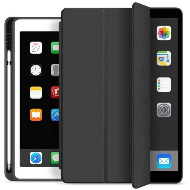 Tech-Protect SC Pen Smartcase Θήκη με Υποδοχή Apple Pencil - Apple iPad 10.2" 2021 / 2020 / 2019 - Black