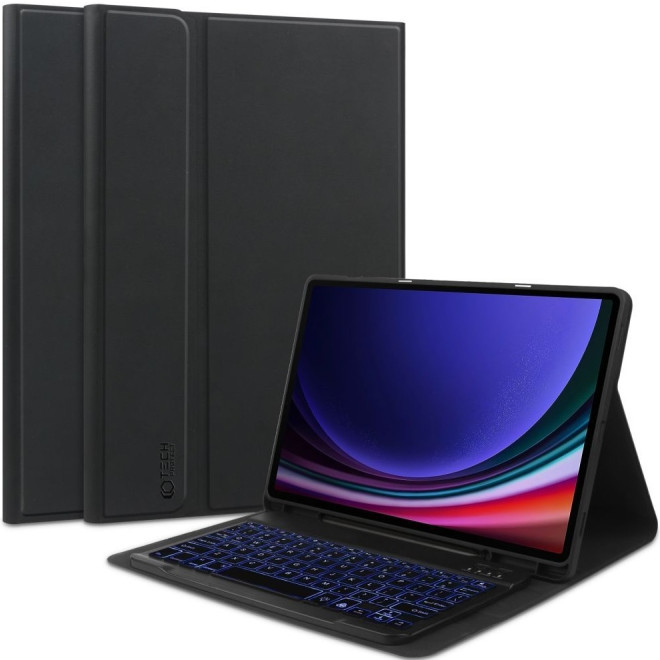 Tech-Protect SC Pen Smartcase Θήκη με Υποδοχή για Γραφίδα και Πληκτρολόγιο Bluetooth - Samsung Galaxy Tab S10 FE / S9 FE 10.9" X510 / X516B / X520 / X526 - Black