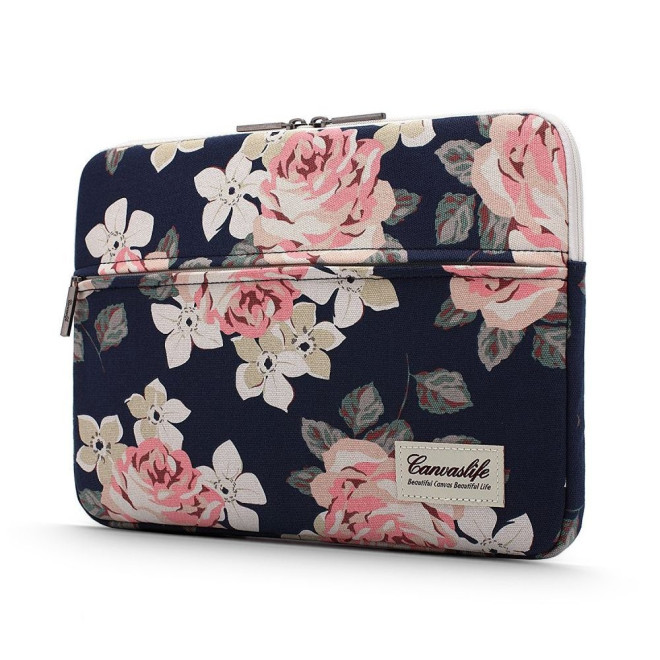 Tech-Protect Canvas Life Sleeve Τσάντα Μεταφοράς Laptop 15-16'' - Navy Rose