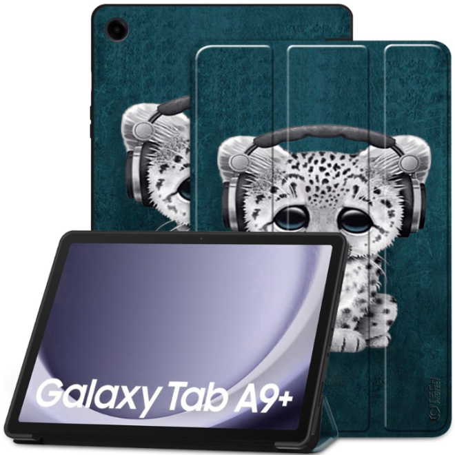 Tech-Protect Smartcase Θήκη - Samsung Galaxy Tab A9 Plus 11" X210 / X215 / X216 - Sad Cat