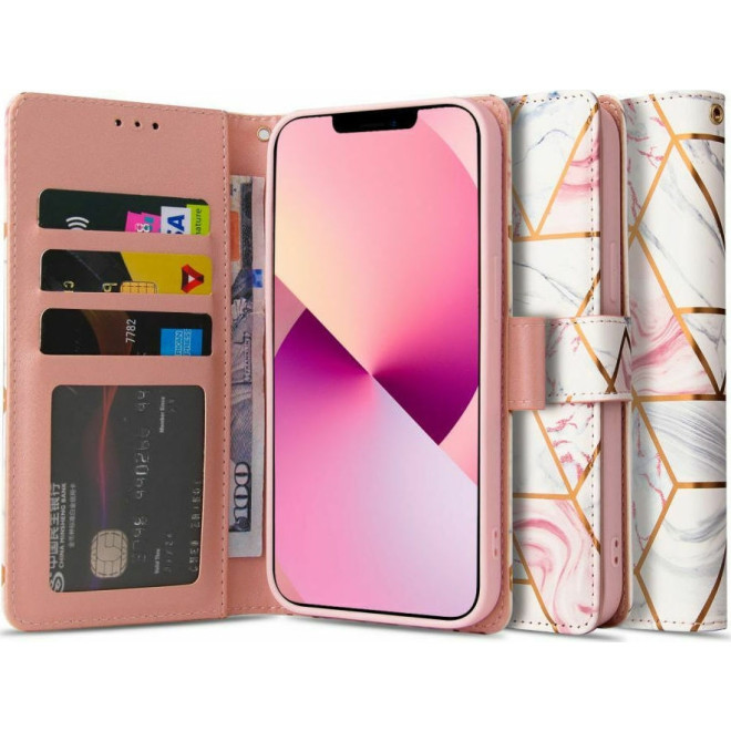 Tech-Protect Θήκη Πορτοφόλι Apple iPhone 13 mini - Marble