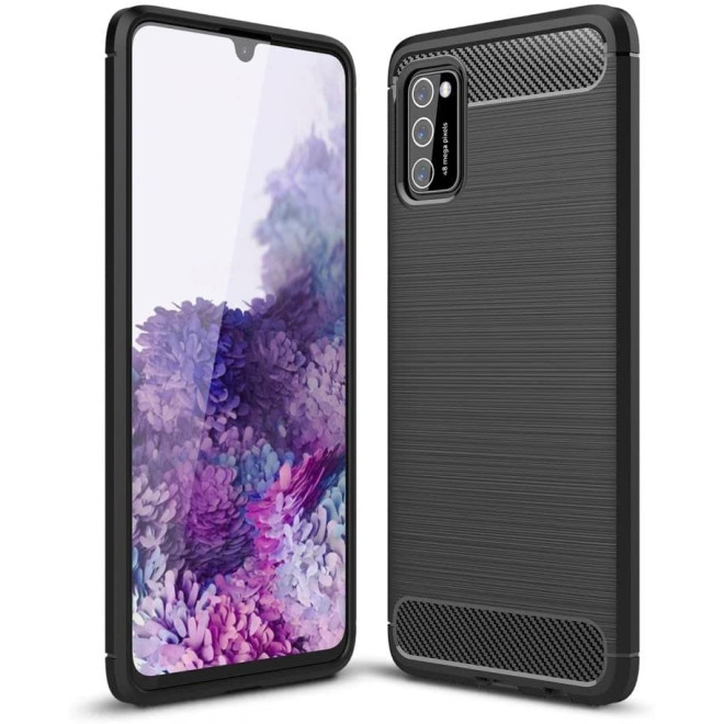 Tech-Protect Θήκη Σιλικόνης Carbon Samsung Galaxy A03s - Black