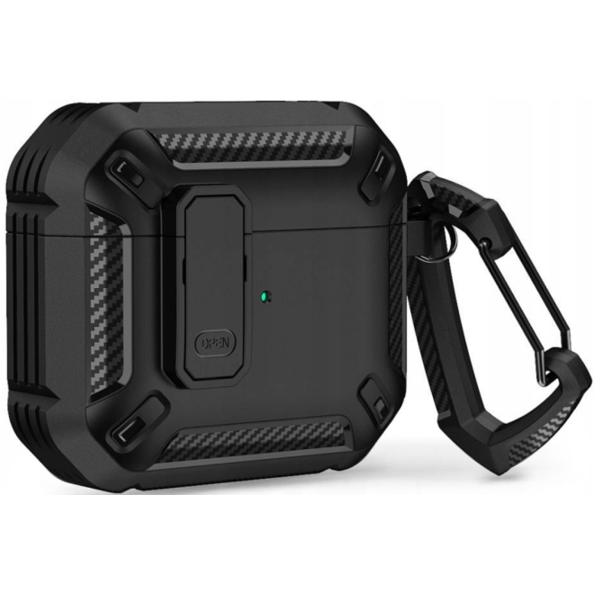 Tech-Protect Θήκη X-Carbo - Apple AirPods Pro 2nd Gen / 1st Gen - Black