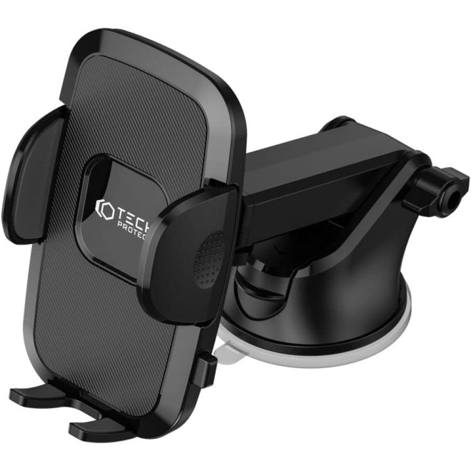 Tech-Protect V3 Universal Dashboard & Windshield Car Mout - Ρυθμιζόμενη Βάση Στήριξης Κινητών / Smartphone 4.7" - 6.9" με Βεντούζα για Ταμπλό / Παρμπρίζ Αυτοκινήτων - Black