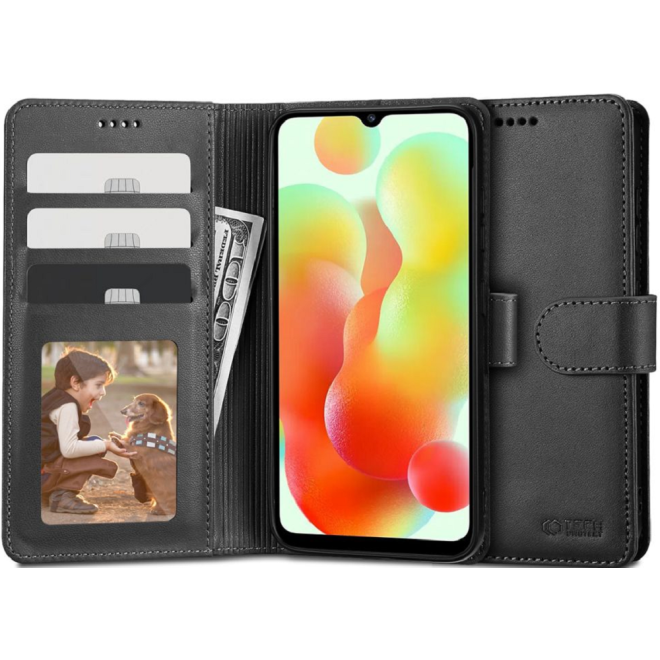 Tech-Protect Wallet - Θήκη Πορτοφόλι Xiaomi Redmi 12C - Black