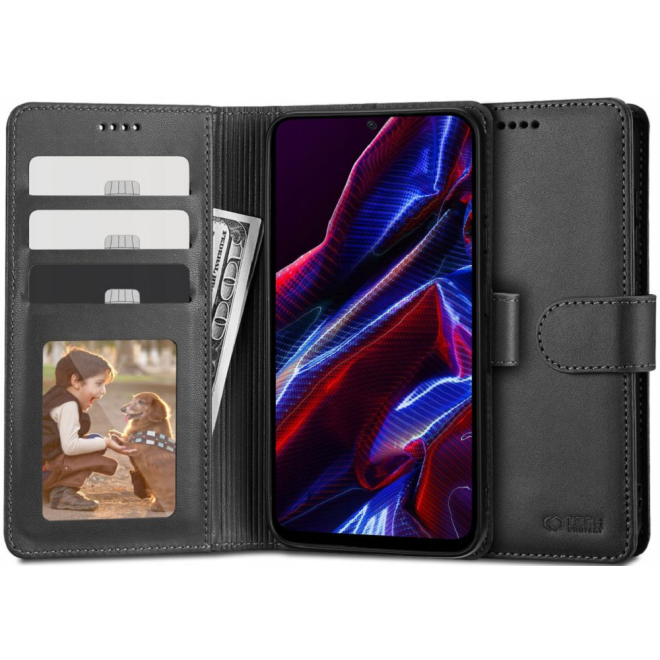 Tech-Protect Wallet - Θήκη Πορτοφόλι Xiaomi Redmi Note 12 5G / Poco X5 - Black