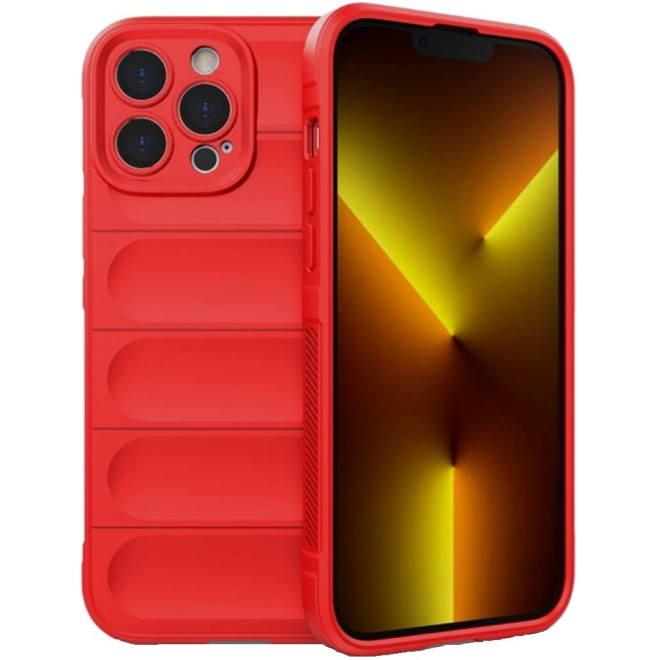 Techsuit Magic Shield - Θήκη Σιλικόνης Apple iPhone 12 Pro - Red