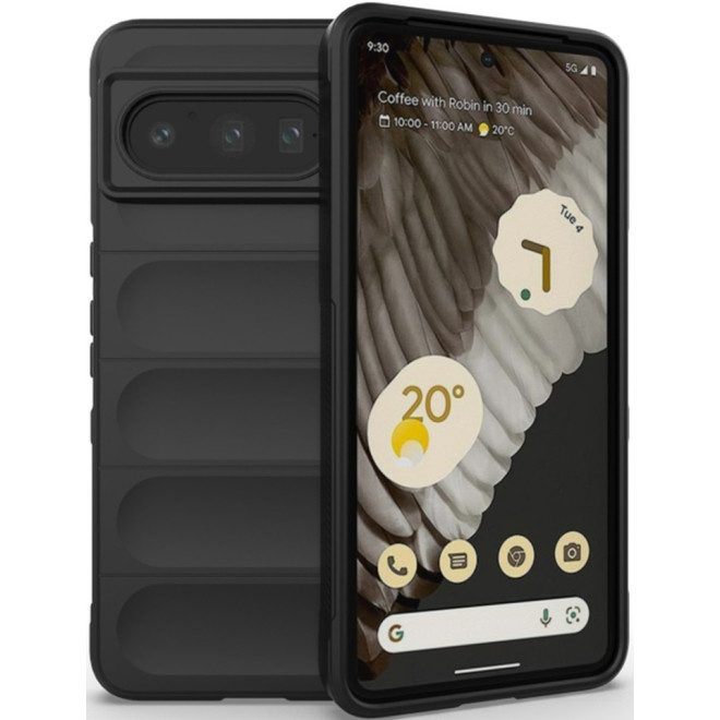 Techsuit Magic Shield - Θήκη Σιλικόνης Google Pixel 8 Pro - Black