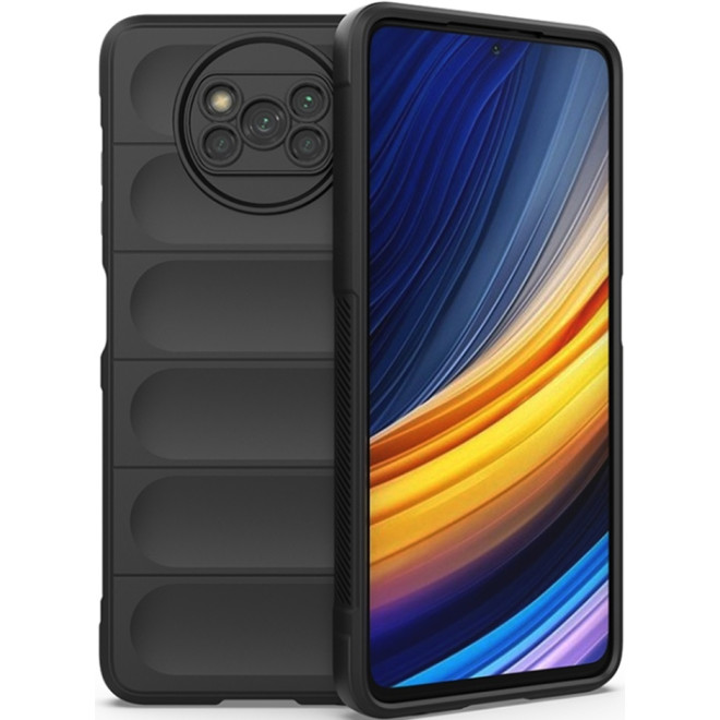 Techsuit Magic Shield - Θήκη Σιλικόνης Xiaomi Poco X3 / X3 Pro / X3 NFC - Black