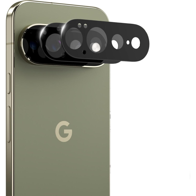Tempered Glass Google Pixel 11 Pro XL Ringke Camera Protector Full Cover Glass Αντιχαρακτικό Γυαλί Προστασίας για Φακό Κάμερας 2 Τεμάχια Black