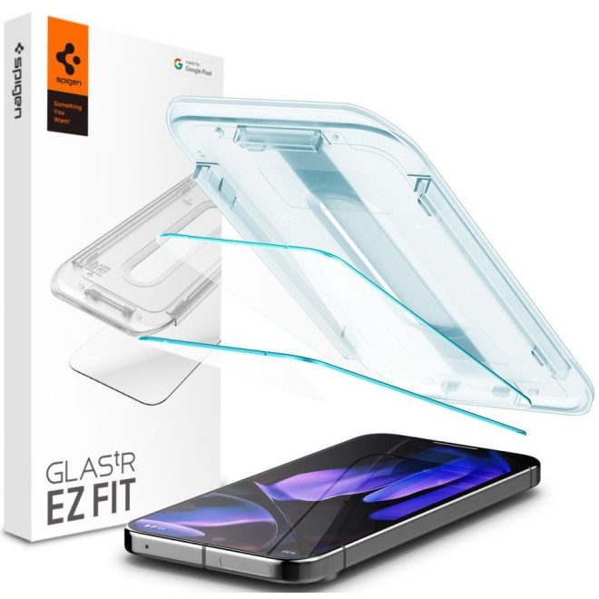 Tempered Glass Google Pixel 9 / 9 Pro Spigen GLAS.tR EZ Fit Αντιχαρακτικό Γυαλί Προστασίας Οθόνης 2 Τεμάχια Clear