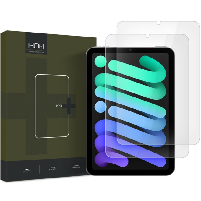 Tempered Glass iPad Mini 7 2024 / 6 2021 Hofi Premium Pro+ Αντιχαρακτικό Γυαλί Προστασίας Οθόνης 2 Τεμάχια Clear