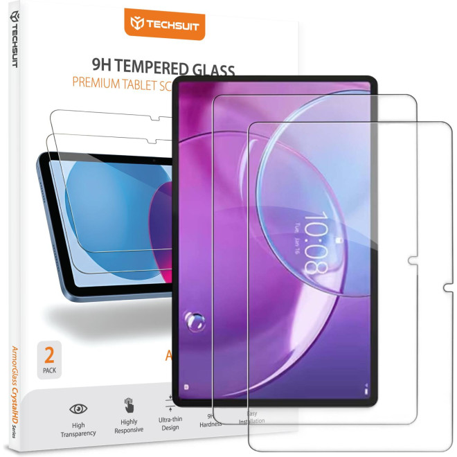 Tempered Glass Lenovo Idea Tab Pro Gen 2 13" Techsuit ArmorGlass CrystalHD Premium Αντιχαρακτικό Γυαλί Προστασίας Οθόνης 2 Τεμάχια Clear