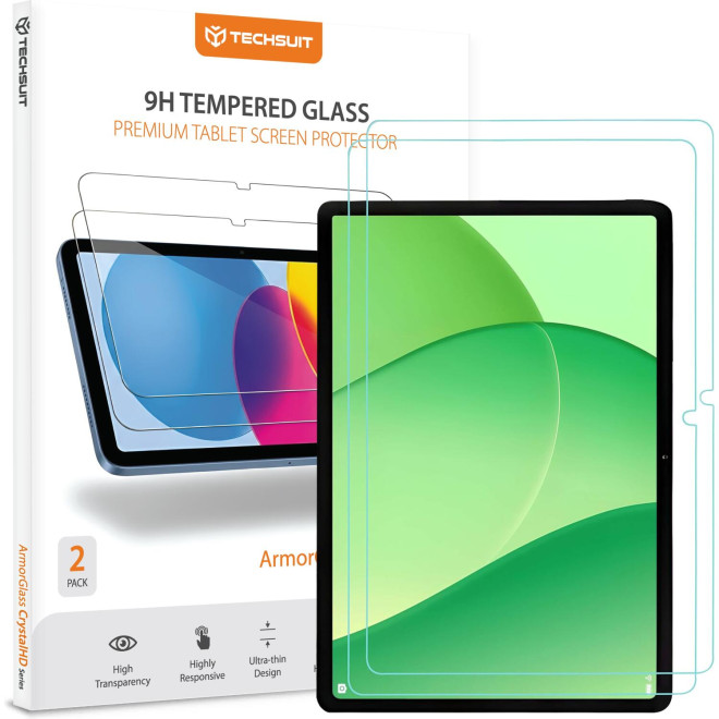 Tempered Glass Oppo Pad SE 11" / OnePlus Pad Lite Techsuit ArmorGlass CrystalHD Premium Αντιχαρακτικό Γυαλί Προστασίας Οθόνης 2 Τεμάχια Clear