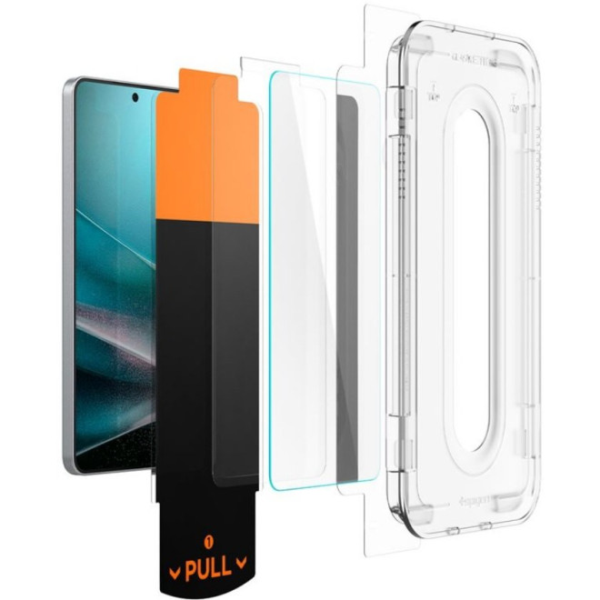 Tempered Glass Samsung Galaxy S25 Edge Spigen GLAS.tR EZ Fit Pro HD Αντιχαρακτικό Γυαλί Προστασίας Οθόνης Clear Tempered Glass Samsung Galaxy S25 Edge Spigen GLAS.tR EZ Fit Pro HD Αντιχαρακτικό Γυαλί Προστασίας Οθόνης Clear
